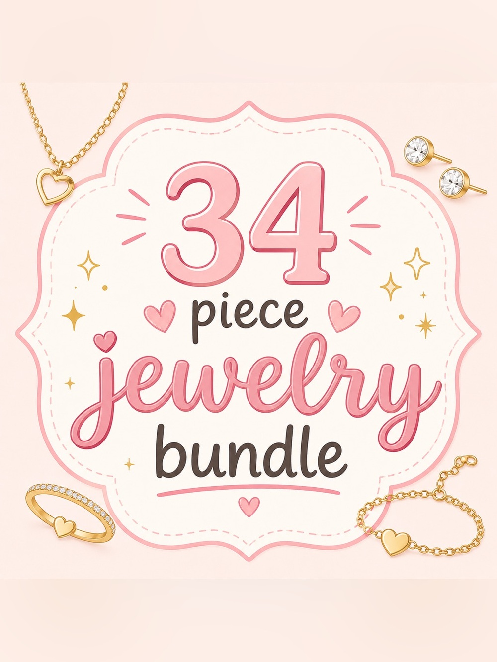 34 Piece Splendid Iris Jewelry Bundle